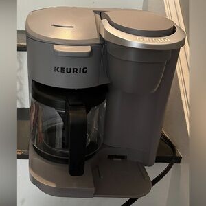 Keurig K-Duo Essentials Moonlight Gray Single-Serve K-Cup Coffee Maker